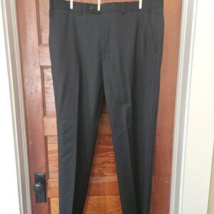 Michael Kors Solid Cassic Fit Pants, black, 36 x 32